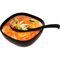 Súp Tom Yum Kung - Tom Yum Polévka s Kuřecí